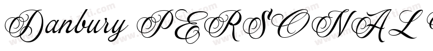 Danbury PERSONAL USE Regular字体转换